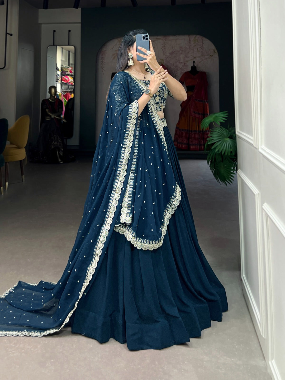 Ready To Wear Wedding lehenga choli Stitched Indian lehenga