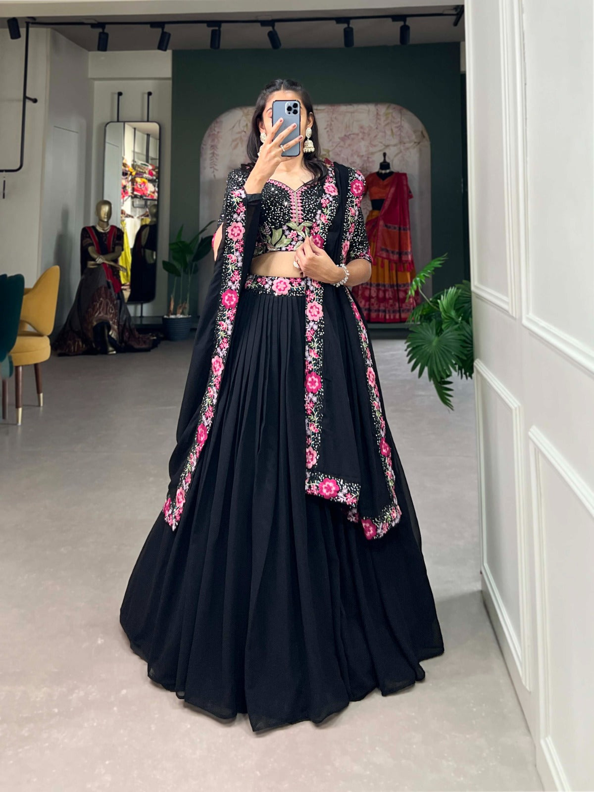 Premium Wedding lehenga choli Readymade Indian stitched Lehenga dress