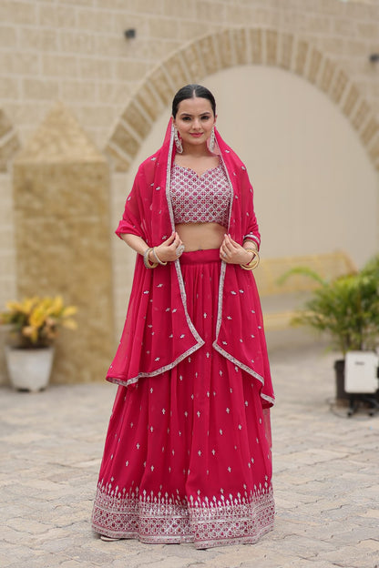 Multi Colour Wedding lehenga choli Readymade Full stitched Indian lehenga