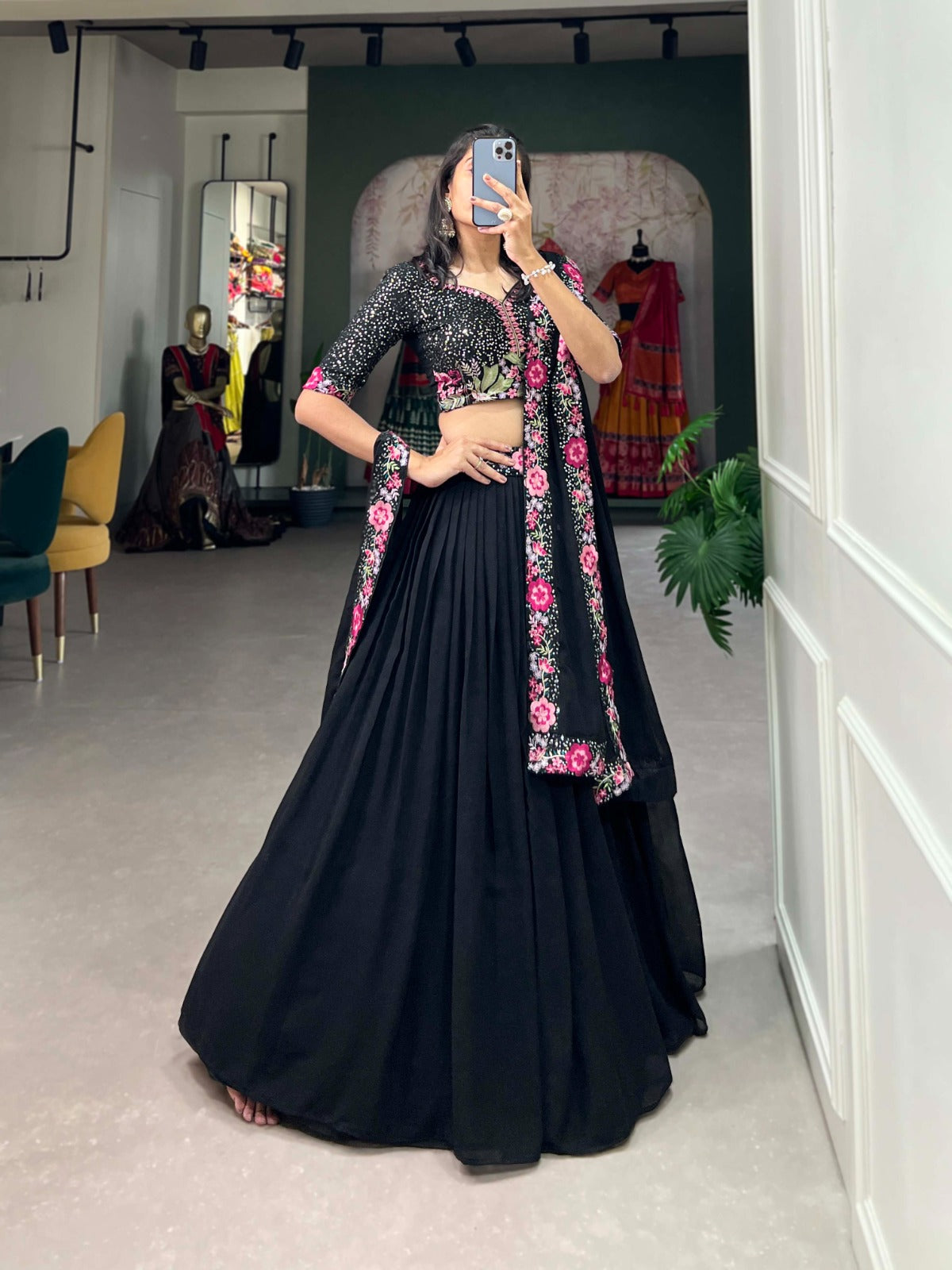 Premium Wedding lehenga choli Readymade Indian stitched Lehenga dress