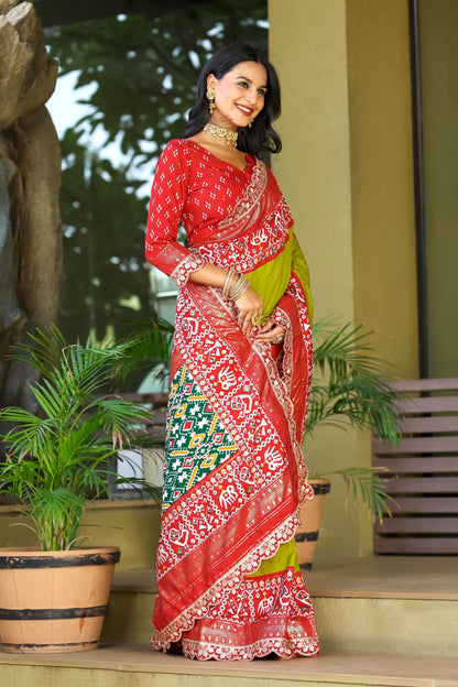 Silk saree Ready To Wear Designer stitched Indian saree