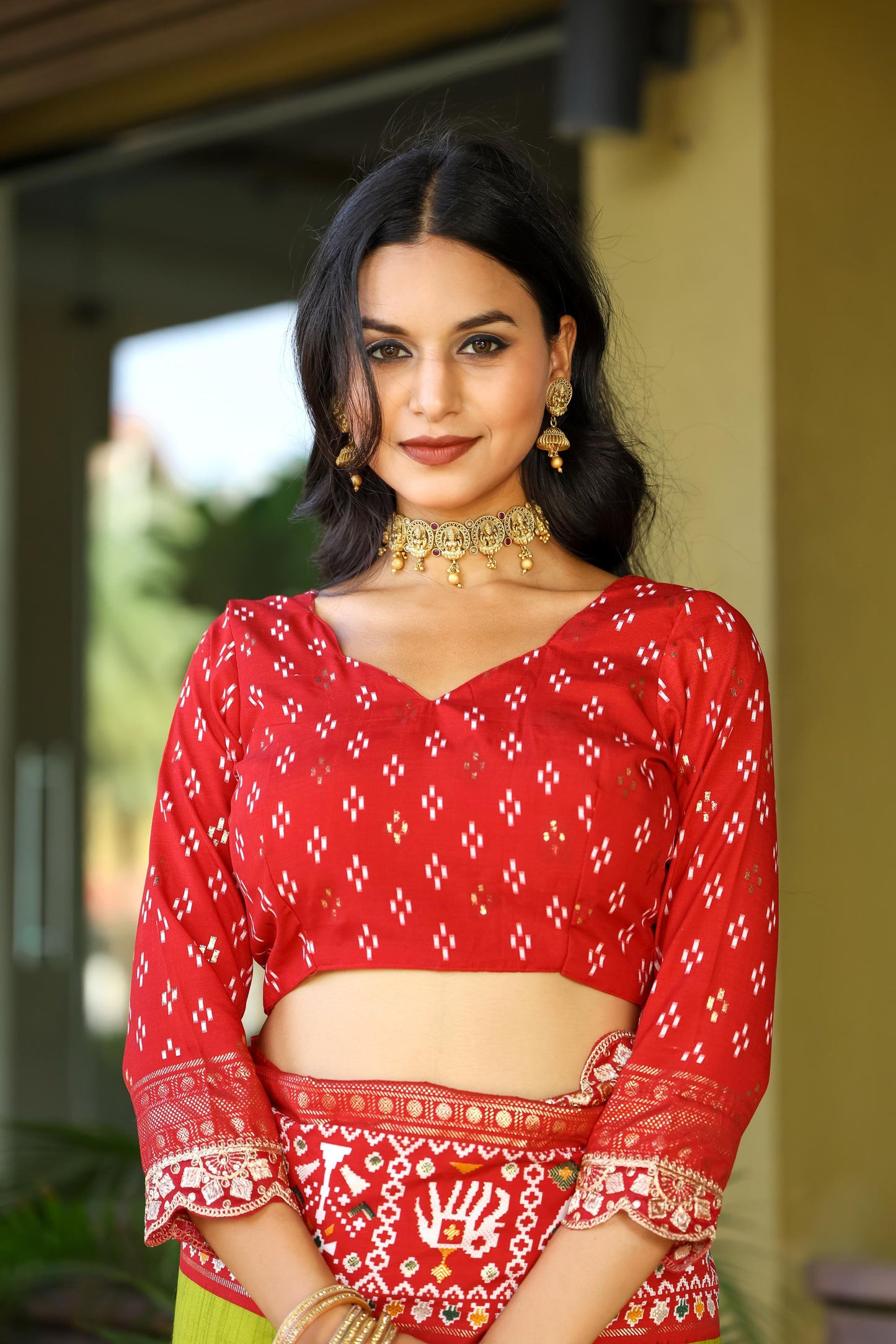 Silk saree Ready To Wear Designer stitched Indian saree