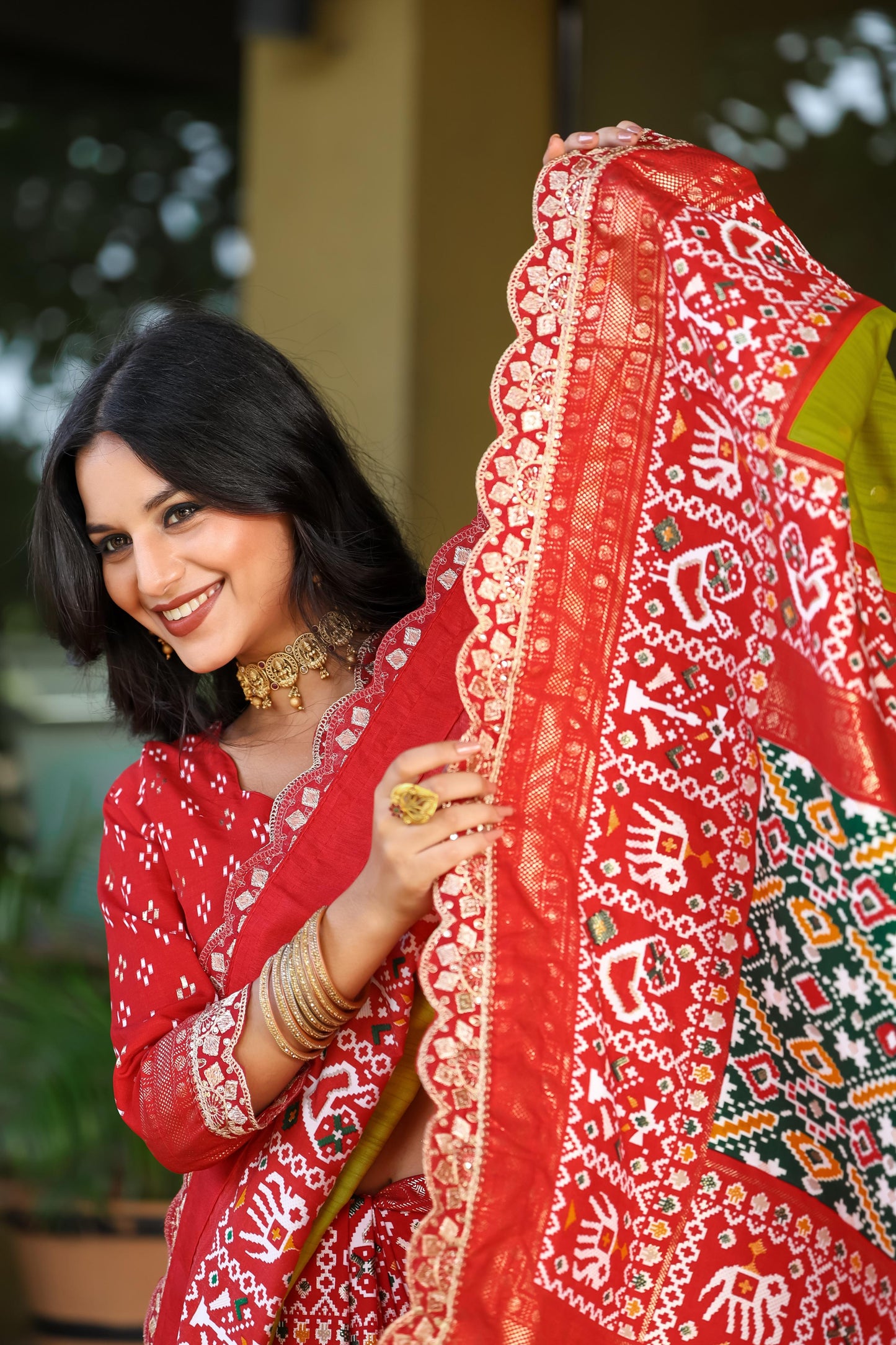 Silk saree Ready To Wear Designer stitched Indian saree