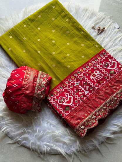 Silk saree Ready To Wear Designer stitched Indian saree