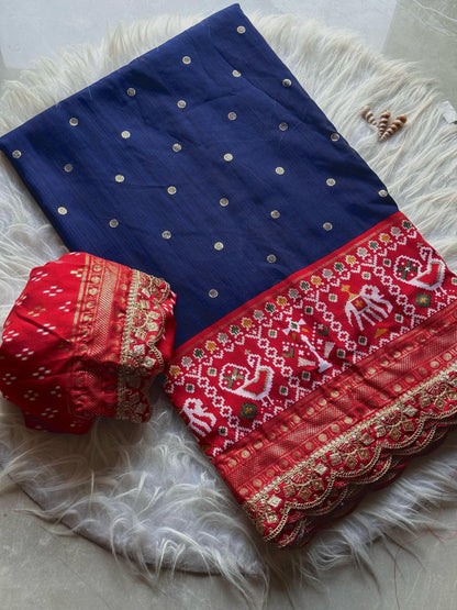 Silk saree Ready To Wear Designer stitched Indian saree