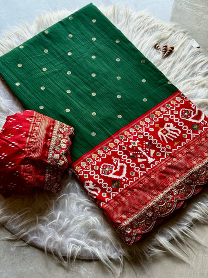 Silk saree Ready To Wear Designer stitched Indian saree