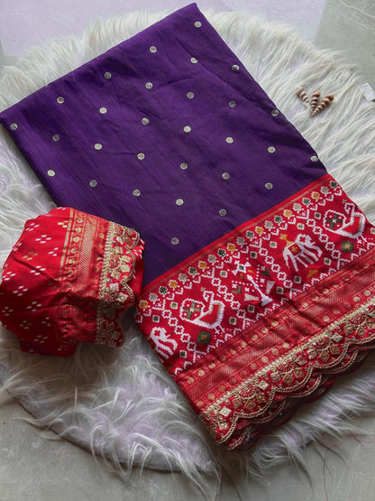 Silk saree Ready To Wear Designer stitched Indian saree