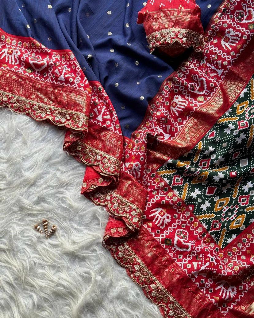 Silk saree Ready To Wear Designer stitched Indian saree