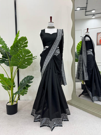 Silk Readymade Designer wedding saree with stitched blouse