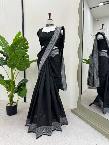 Silk Readymade Designer wedding saree with stitched blouse