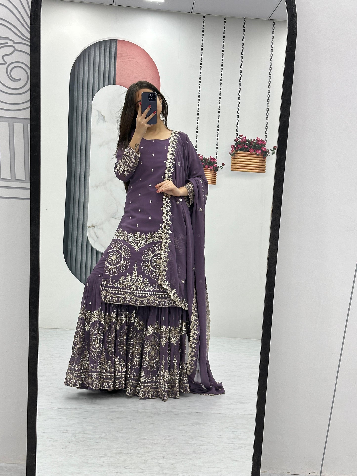 Sharara Suit Set for wedding Readymade Indian Dress Salwar Kameez