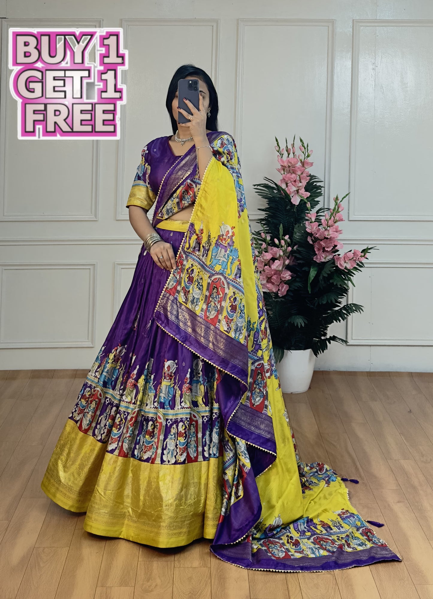 Buy one get one premium lehenga choli for wedding Readymade