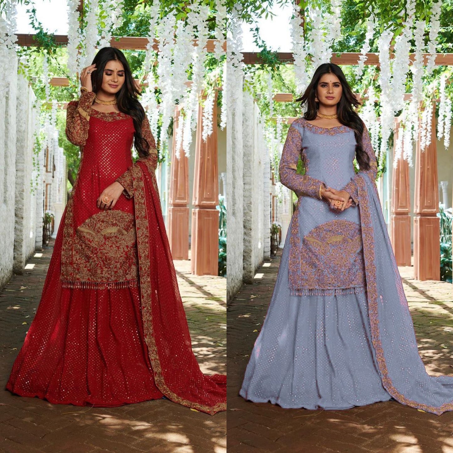 Top Lehenga with Dupatta for wedding Readymade Stitched Indian lehenga
