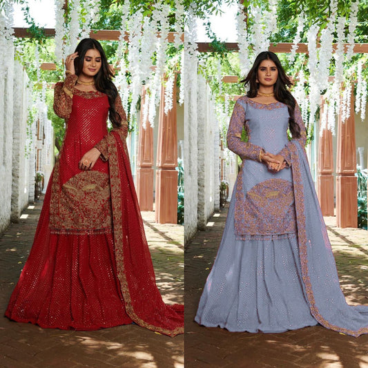 Top Lehenga with Dupatta for wedding Readymade Stitched Indian lehenga