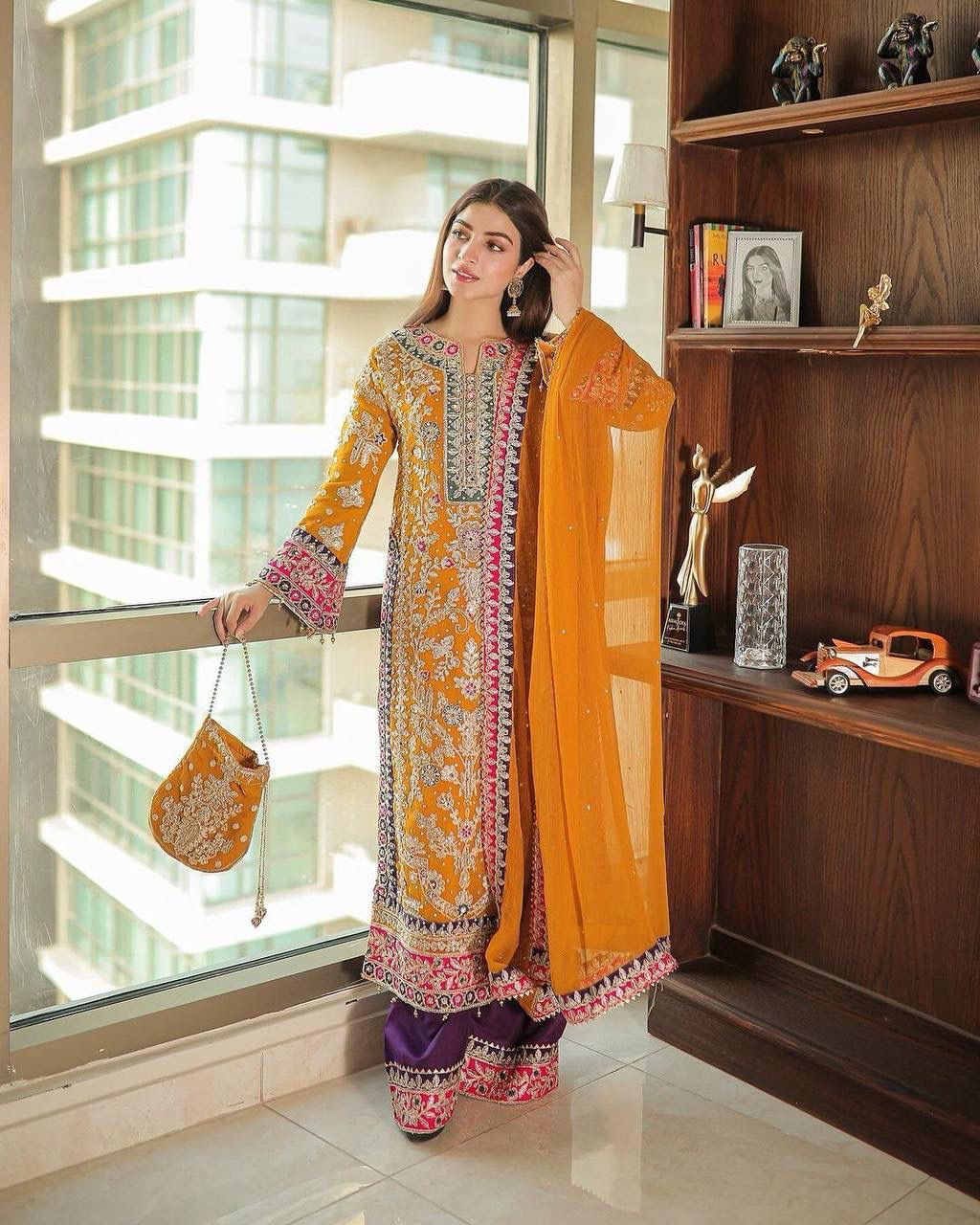 Pakistani Palazzo Suit set Readymade Indian salwar kameez wedding Festival Dress