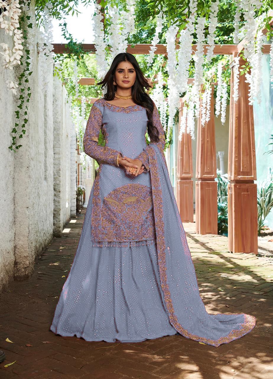 Top Lehenga with Dupatta for wedding Readymade Stitched Indian lehenga