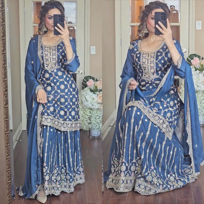 Palazzo Suit Set Readymade Indian wedding salwar kameez dress
