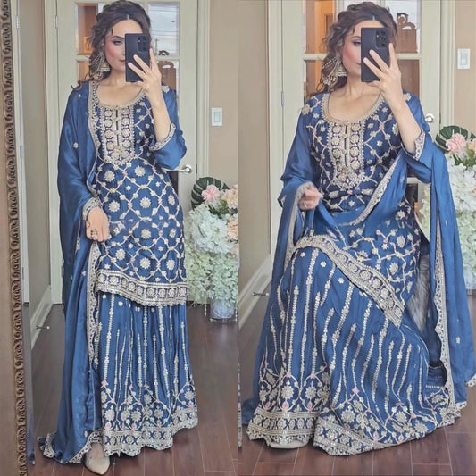 Palazzo Suit Set Readymade Indian wedding salwar kameez dress