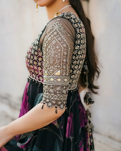 Premium anarkali Full Flaired Gown With Dupatta Readymade for wedding Festival partywear