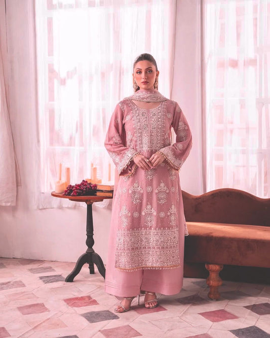 Pakistani Eid salwar kameez Palazzo Suit Set Readymade dress