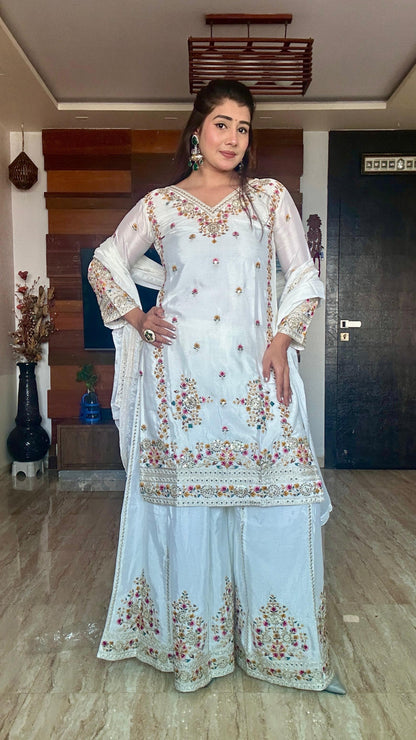 Wedding wear Palazzo Suit Set Readymade Indian Designer salwar Kameez