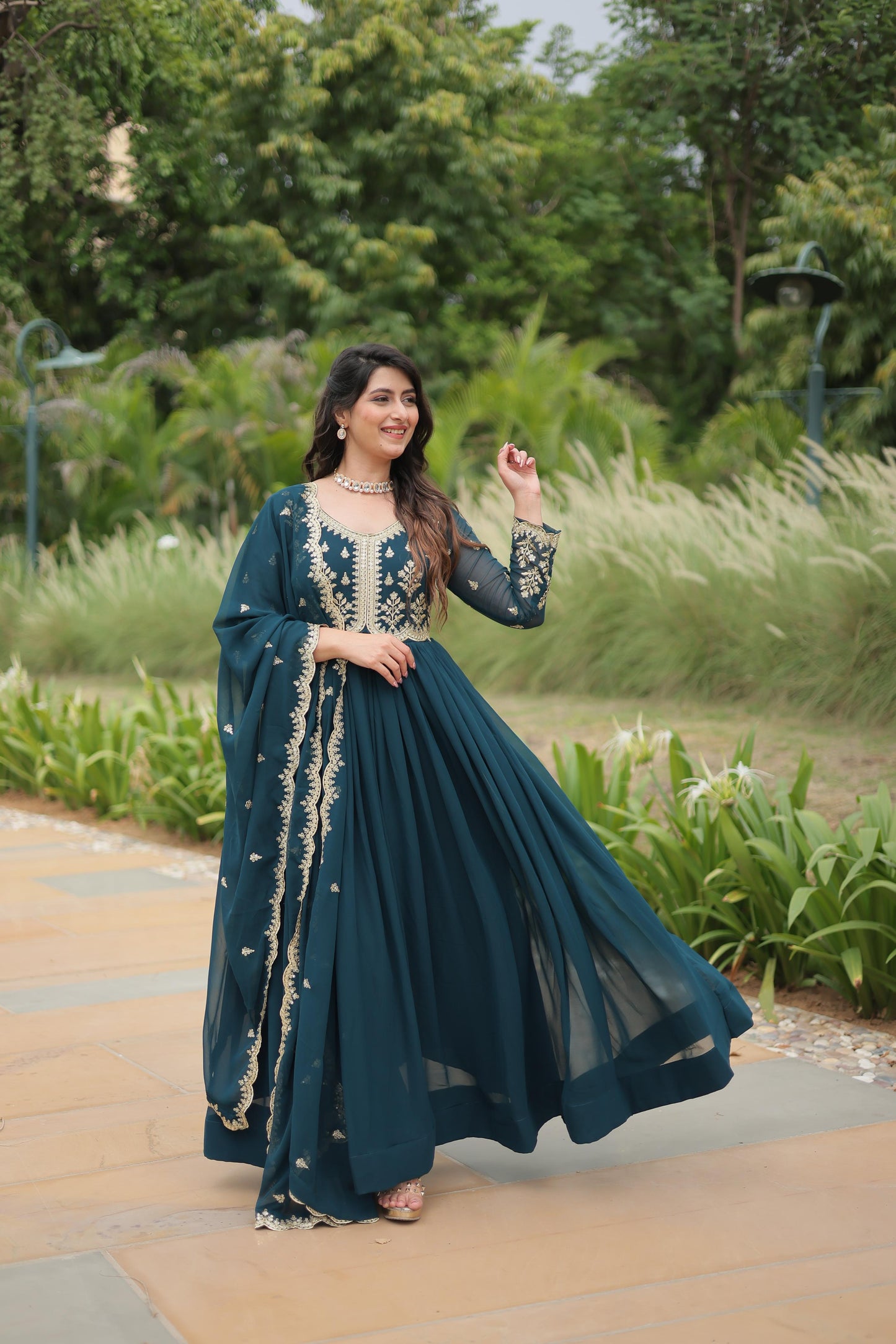Premium Ready To Wear gown dress Indian Designer wedding Suit