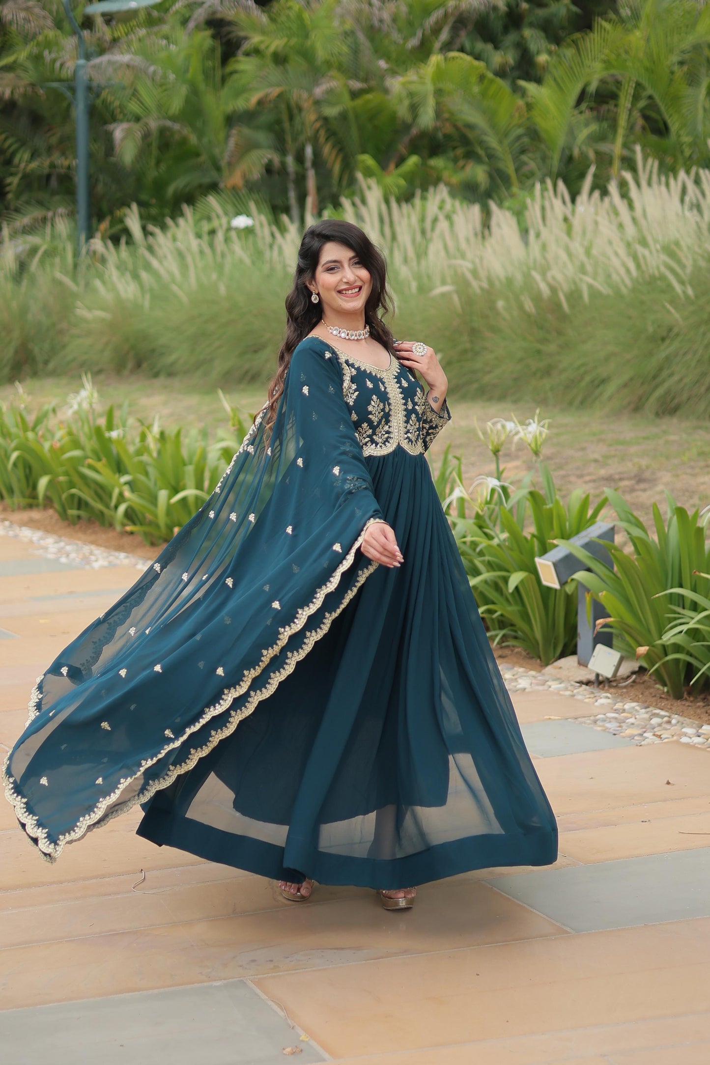 Premium Ready To Wear gown dress Indian Designer wedding Suit