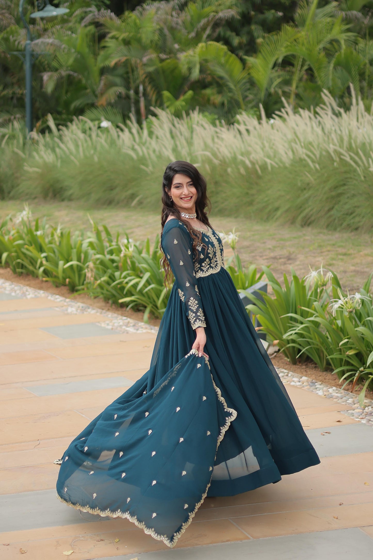 Premium Ready To Wear gown dress Indian Designer wedding Suit