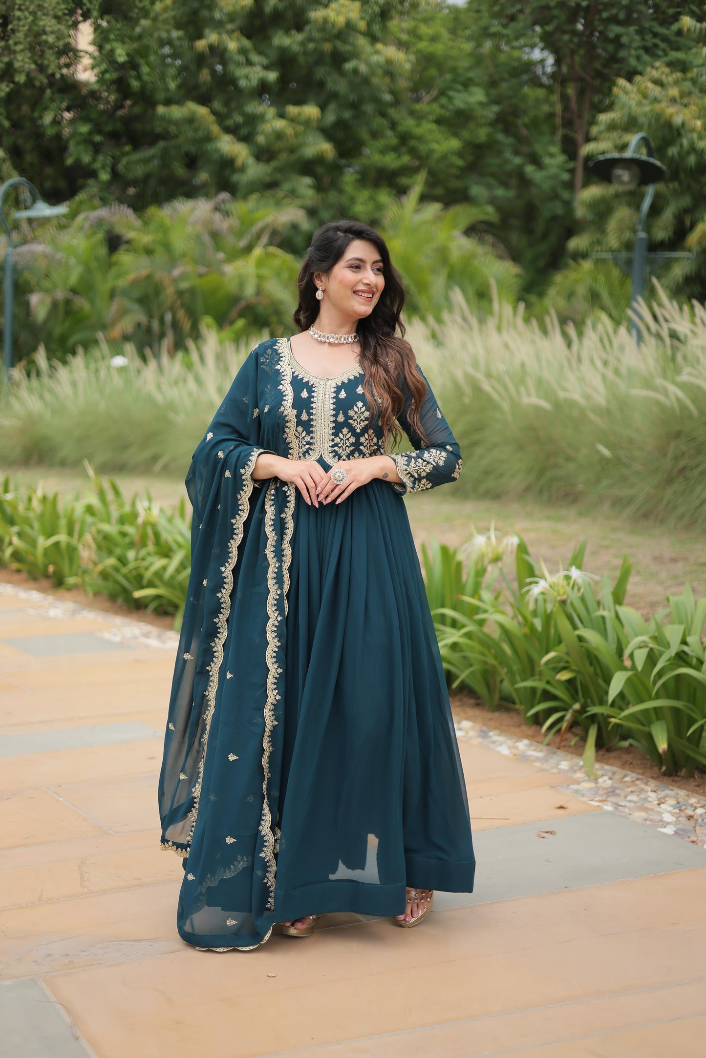 Premium Ready To Wear gown dress Indian Designer wedding Suit