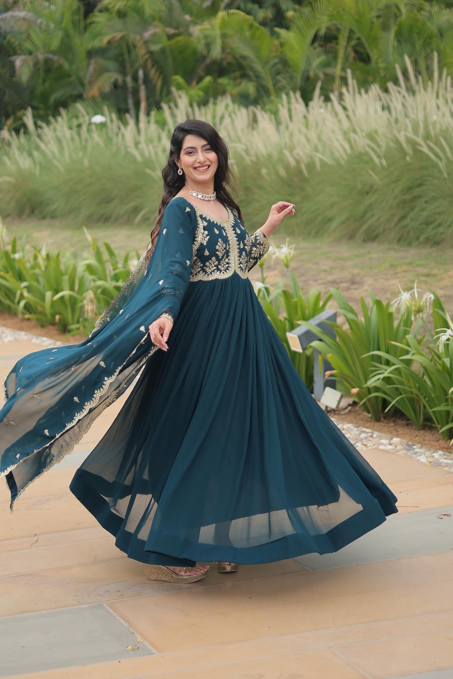 Premium Ready To Wear gown dress Indian Designer wedding Suit