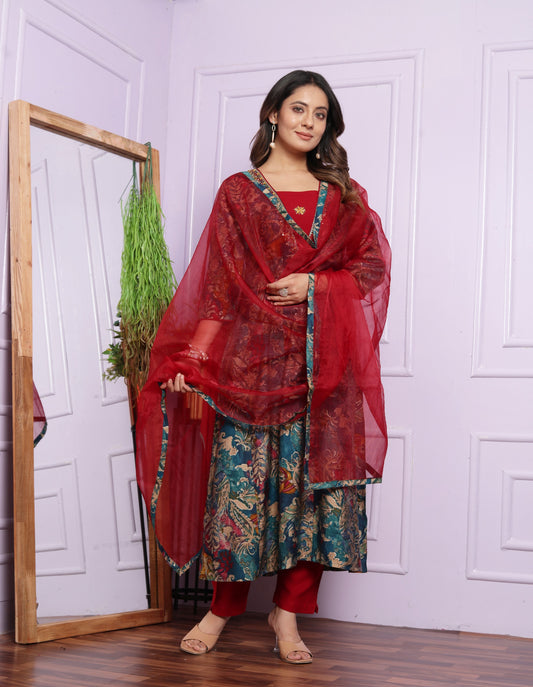 Readymade Silk salwar kameez wedding dress