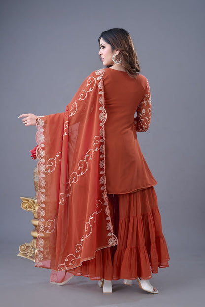 Indian Readymade Sharara Plazoo suit salwar kameez dress wedding