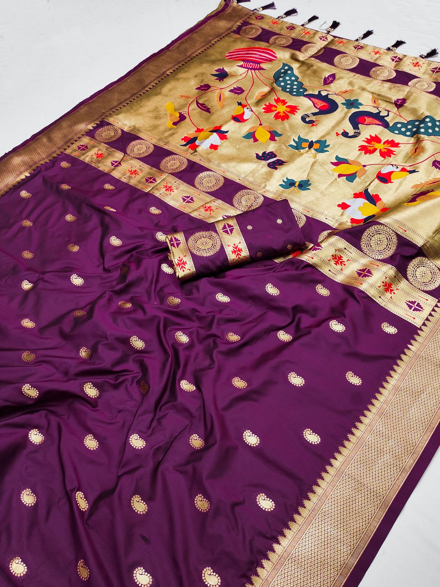 Pethani silk saree Designer Readymade Wedding saree