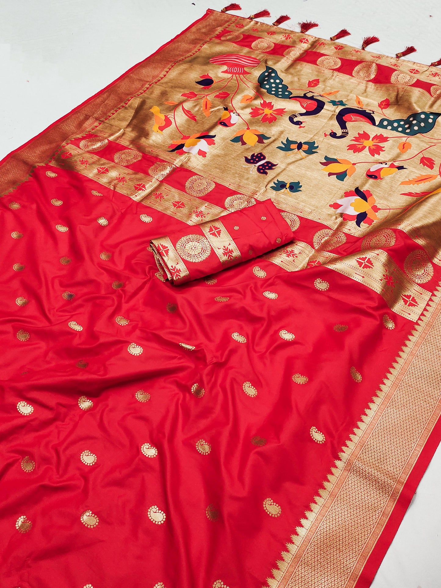 Pethani silk saree Designer Readymade Wedding saree