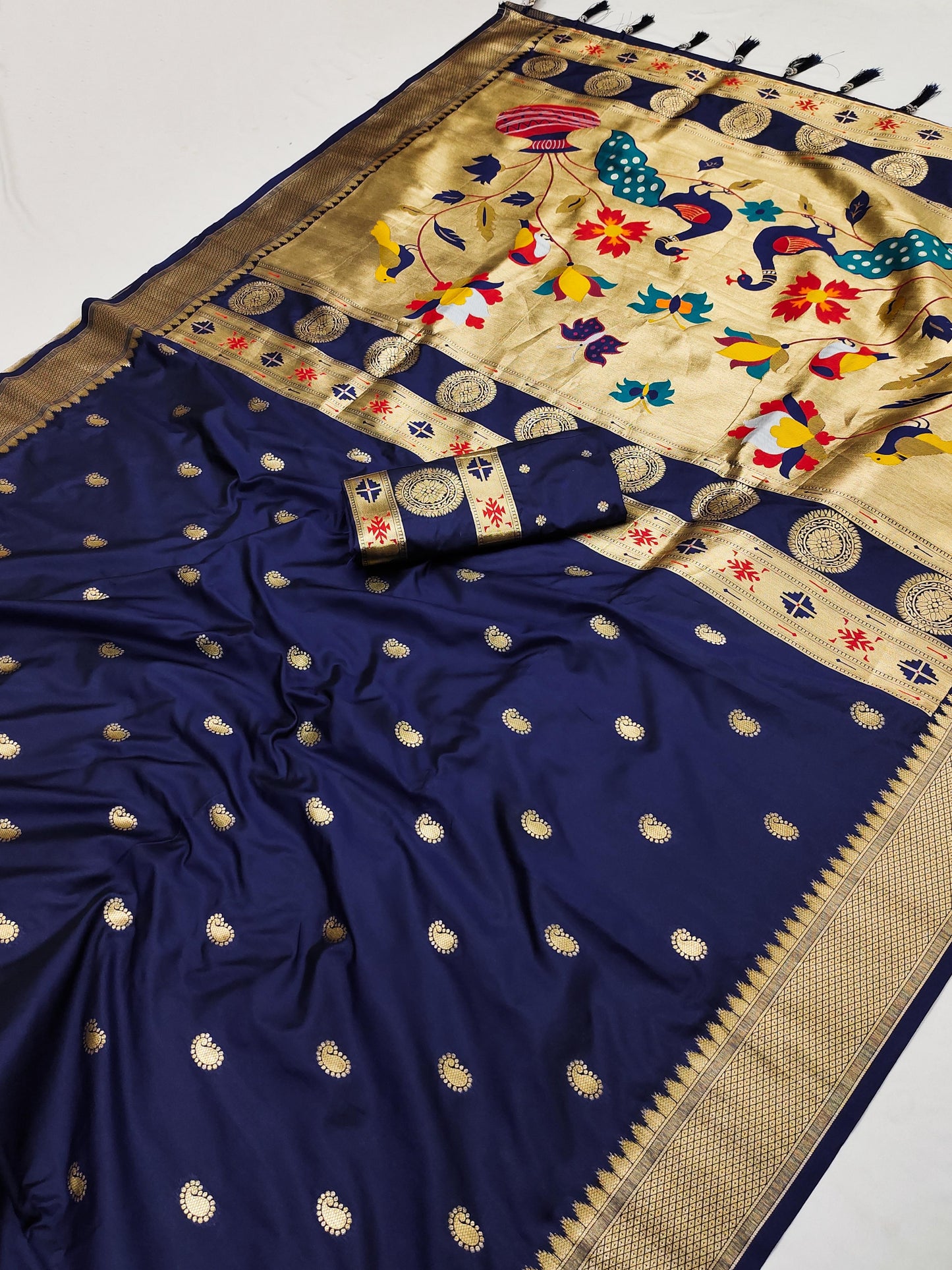 Pethani silk saree Designer Readymade Wedding saree