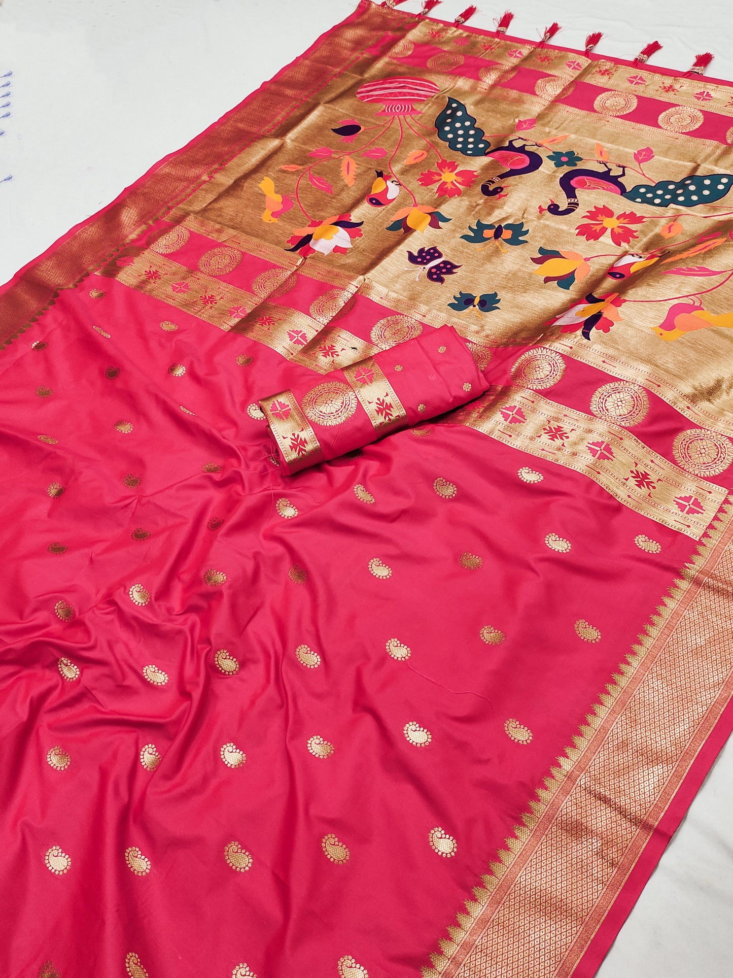 Pethani silk saree Designer Readymade Wedding saree