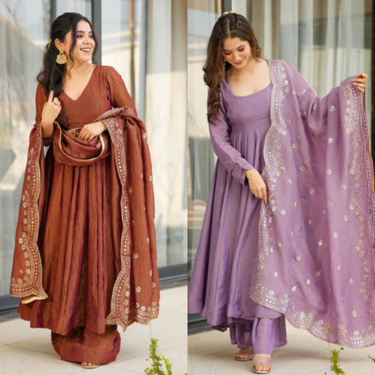 Anarkali Full Flair Readymade Wedding salwar kameez dress