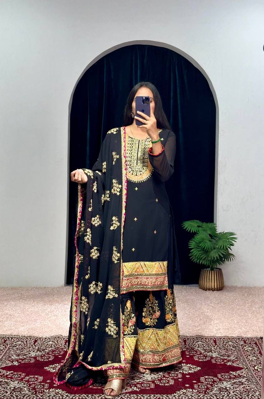 Premium Palazzo Suit set Readymade Pakistani Eid Dress