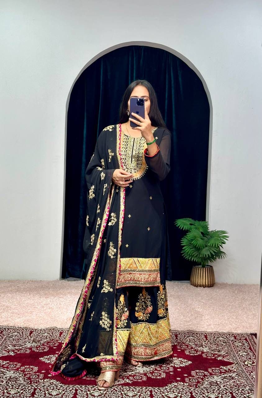 Premium Palazzo Suit set Readymade Pakistani Eid Dress