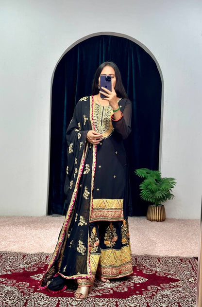 Premium Palazzo Suit set Readymade Pakistani Eid Dress