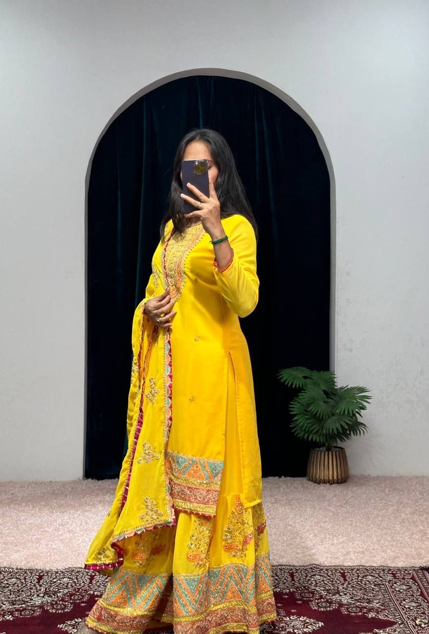 Premium Palazzo Suit set Readymade Pakistani Eid Dress