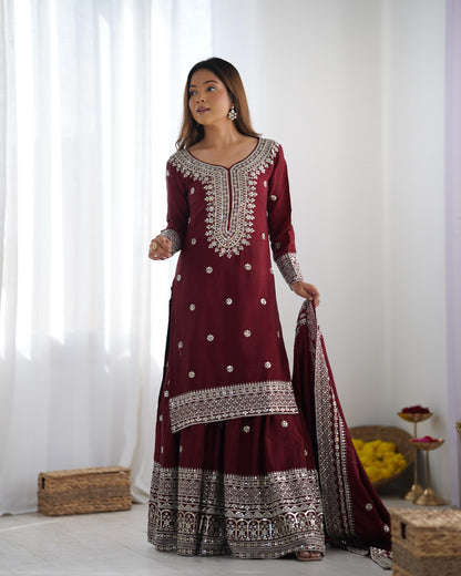 Premium Palazzo Suit Salwar Kameez Readymade for wedding Festival Indian dress