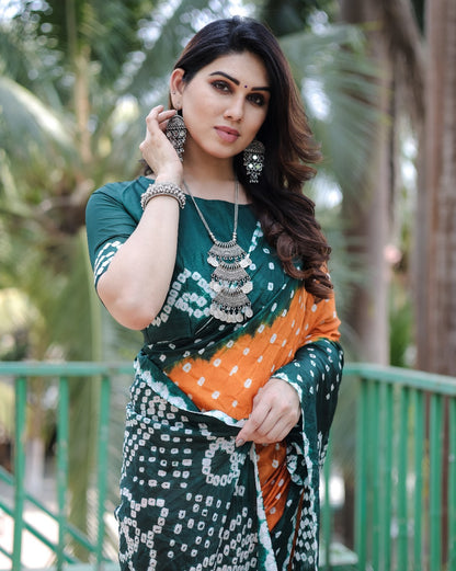 Multi-Colour Readymade Wedding Party Wear Festival Indian Saree