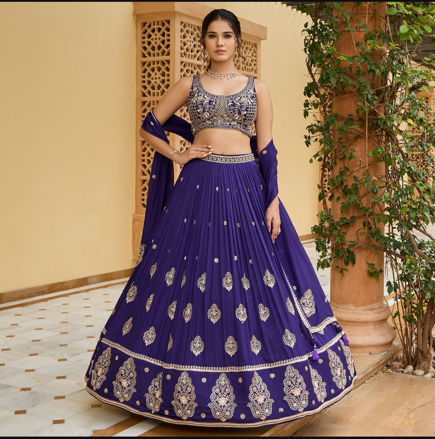 Premium Wedding wear lehenga choli Readymade Festival Lehenga