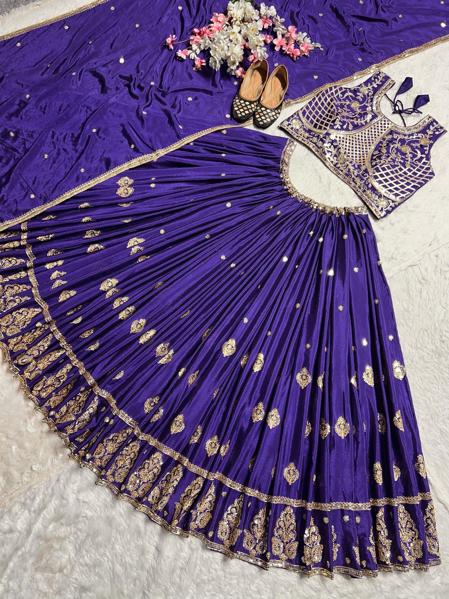 Premium Wedding wear lehenga choli Readymade Festival Lehenga