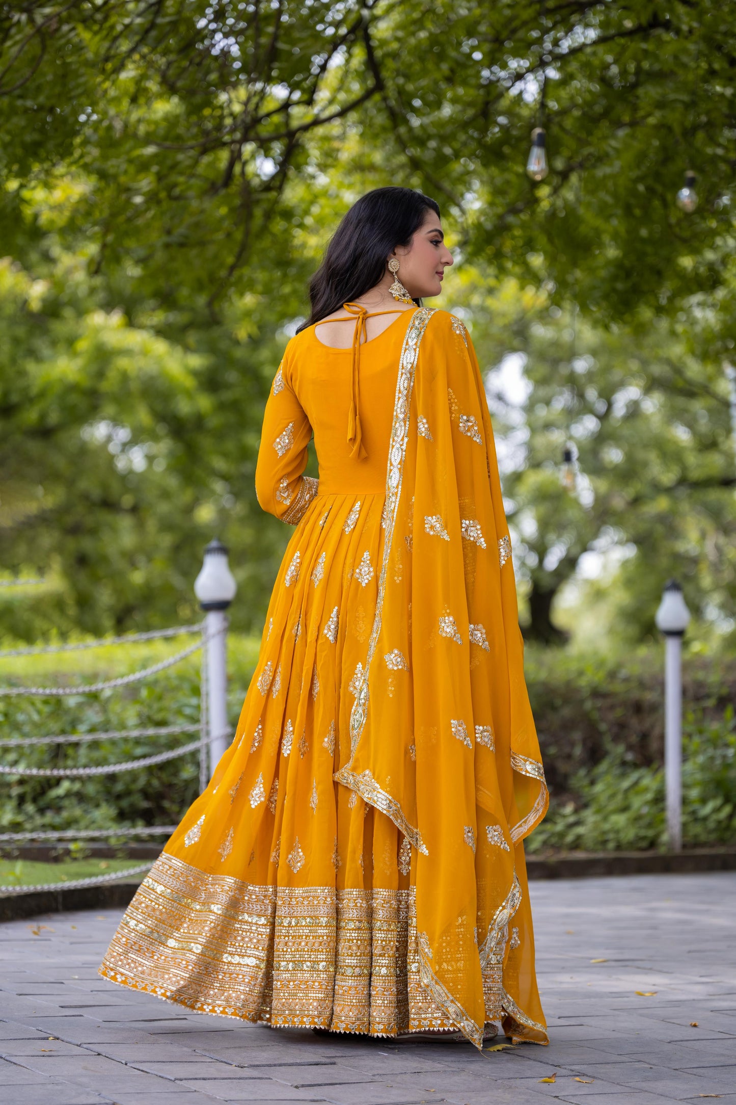 Anarkali Full Flair Readymade Salwar Kameez Indian wedding dress