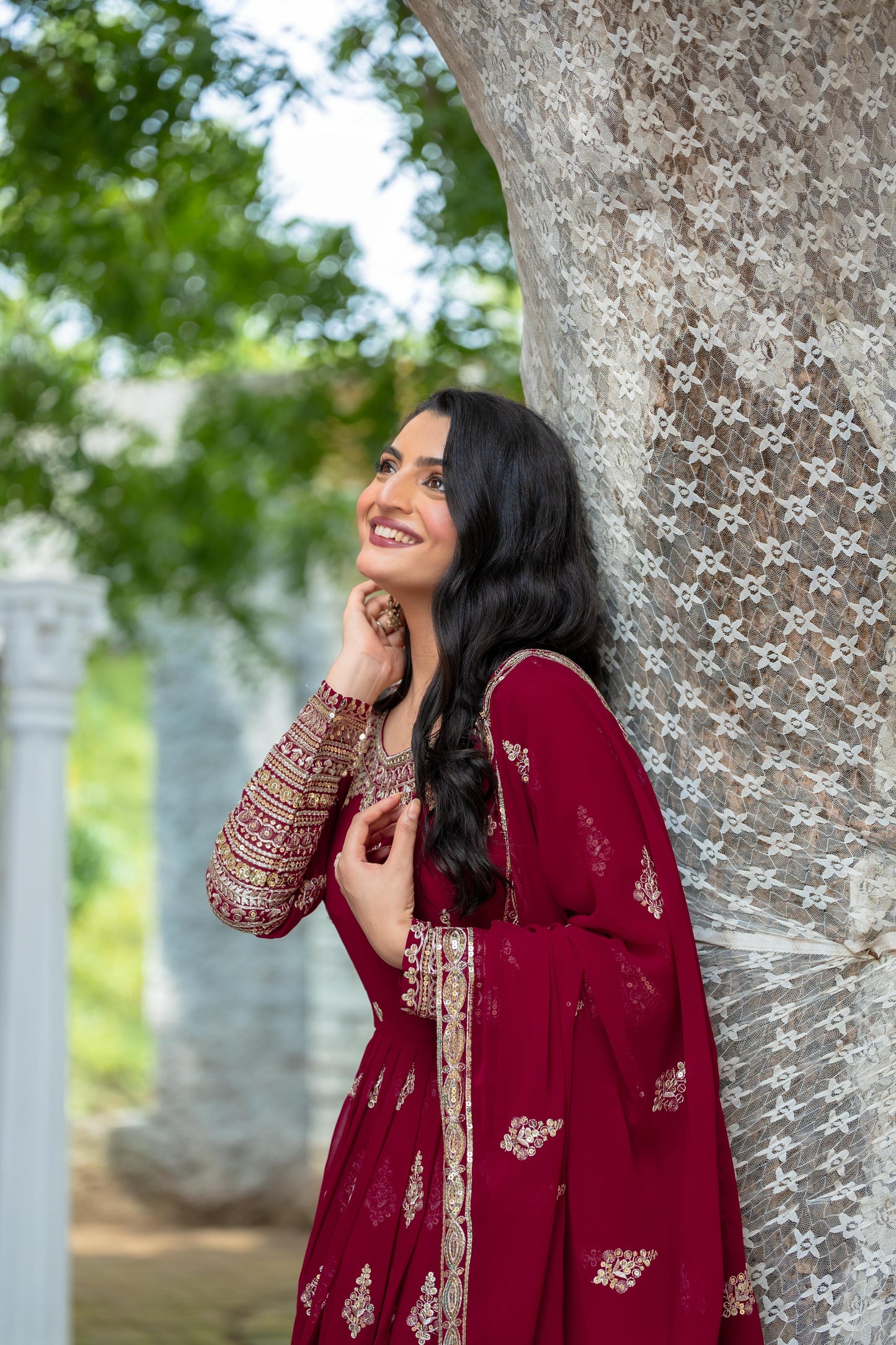 Anarkali Full Flair Readymade Salwar Kameez Indian wedding dress