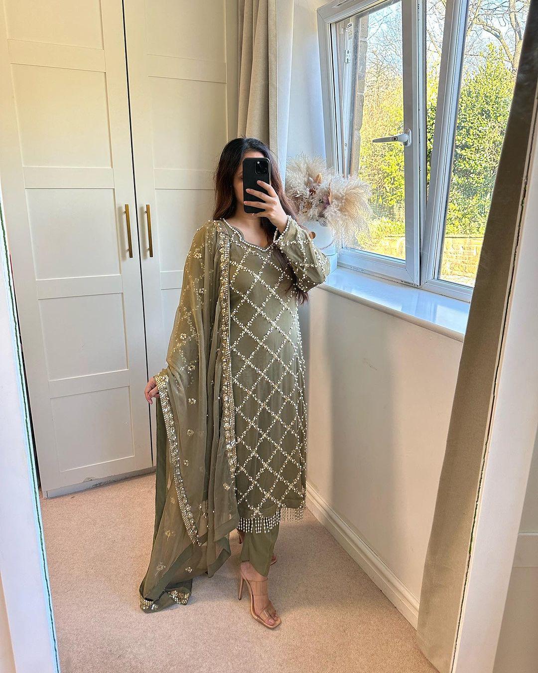 Designer Readymade Wedding Festival partywear Indian salwar kameez dress