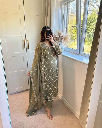 Designer Readymade Wedding Festival partywear Indian salwar kameez dress