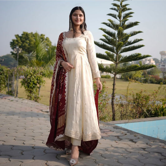 Anarkali Full Flair Salwar kameez readymade Indian wedding dress